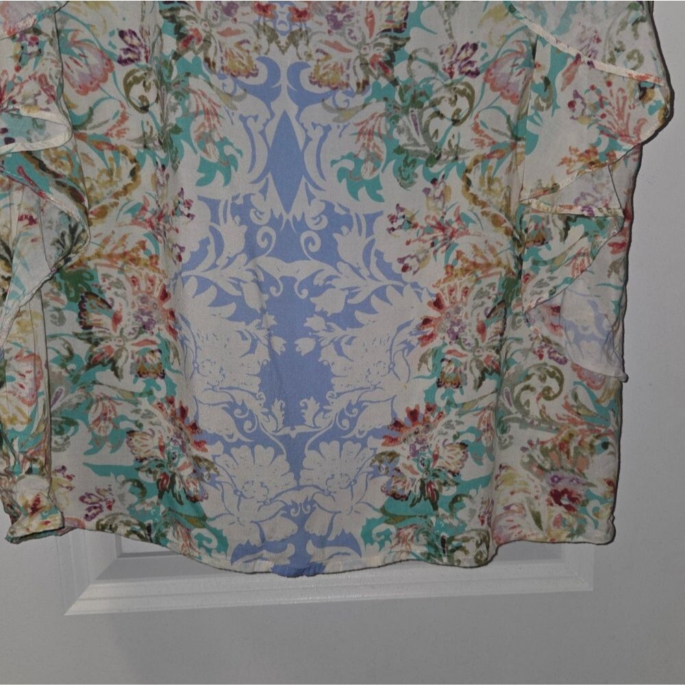 Sundance Arabella Flutter Sleeve Floral Blouse - Picture 7 of 13